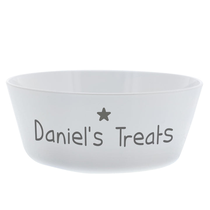 Personalised Memento Personalised Name Only Plastic Bowl