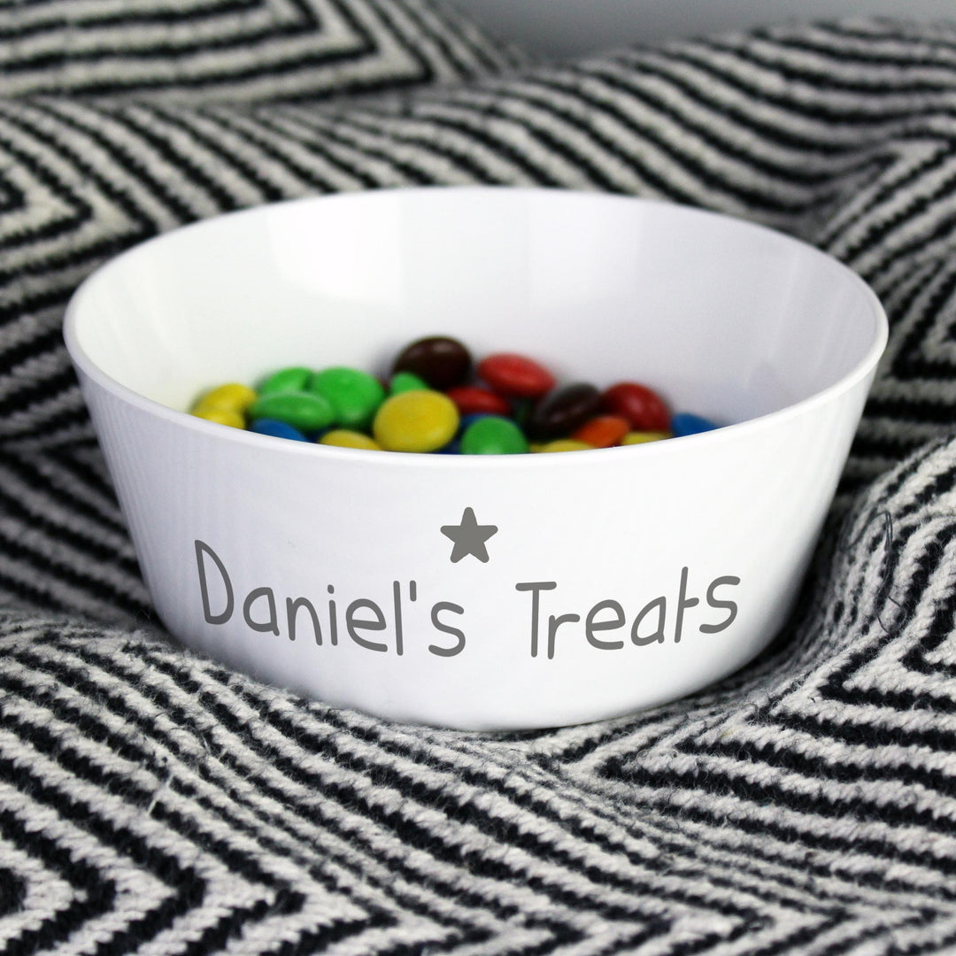 Personalised Memento Personalised Name Only Plastic Bowl