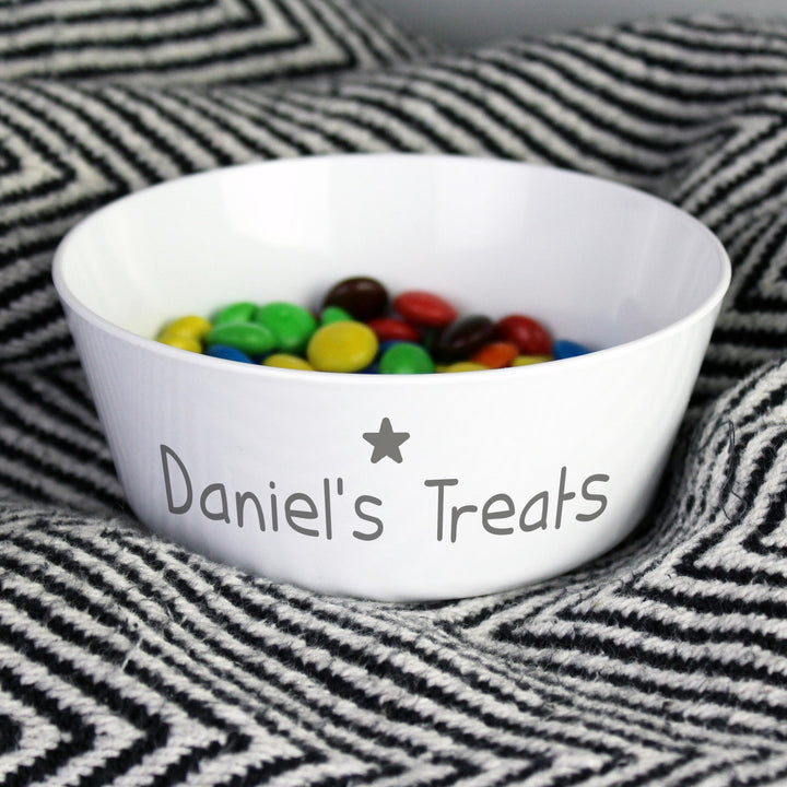 Personalised Memento Personalised Name Only Plastic Bowl