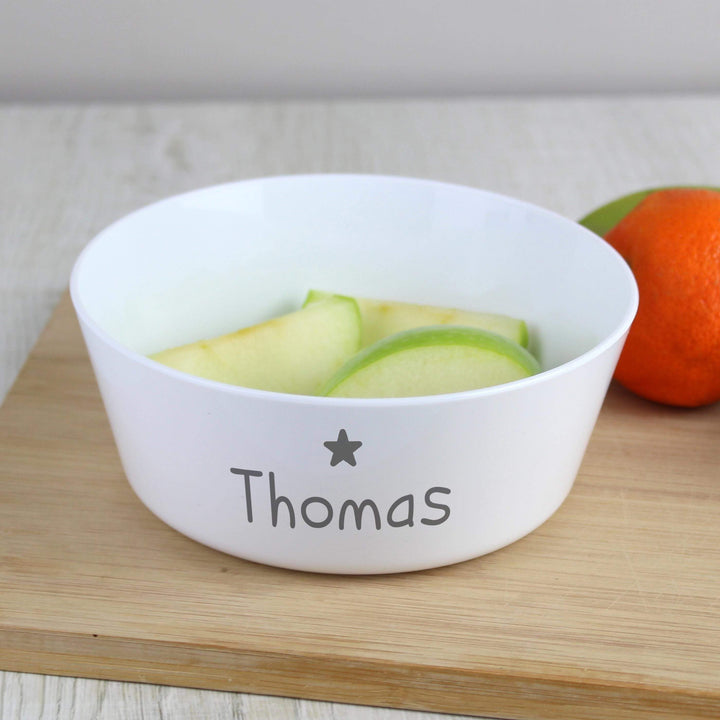 Personalised Memento Personalised Name Only Plastic Bowl