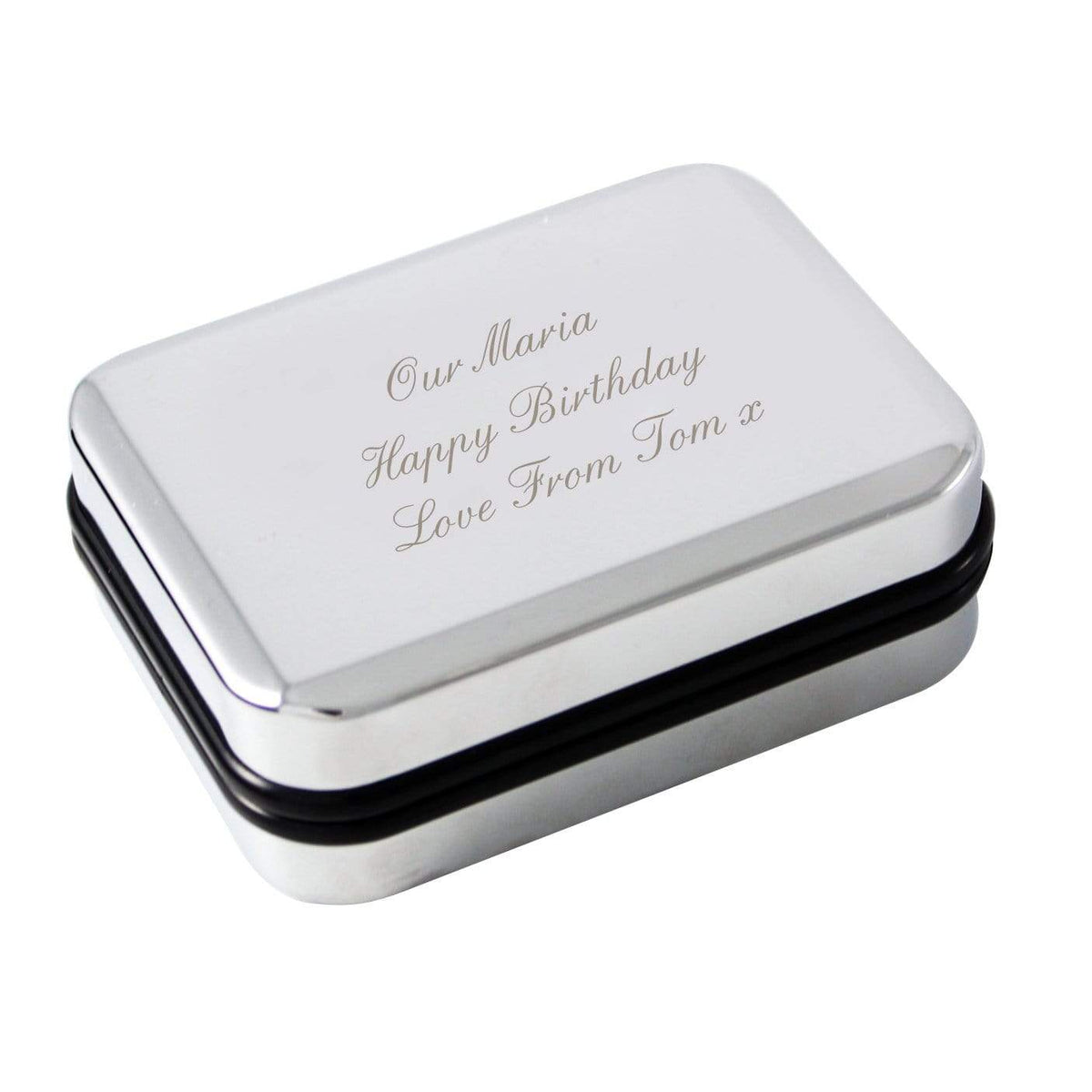 Personalised Memento Trinket, Jewellery & Keepsake Boxes Personalised Necklace Gift Box