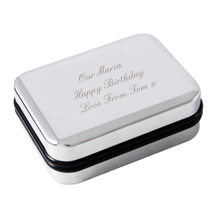 Personalised Memento Trinket, Jewellery &amp; Keepsake Boxes Personalised Necklace Gift Box