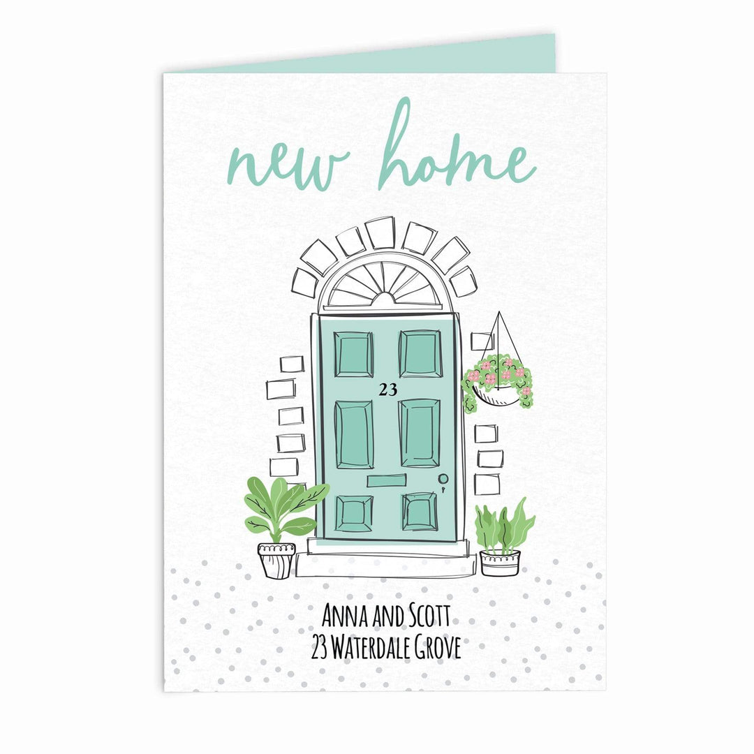 Personalised Memento Greetings Cards Personalised New Home Card