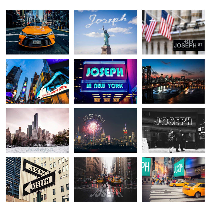Personalised Memento Stationery &amp; Pens Personalised New York Desk Calendar
