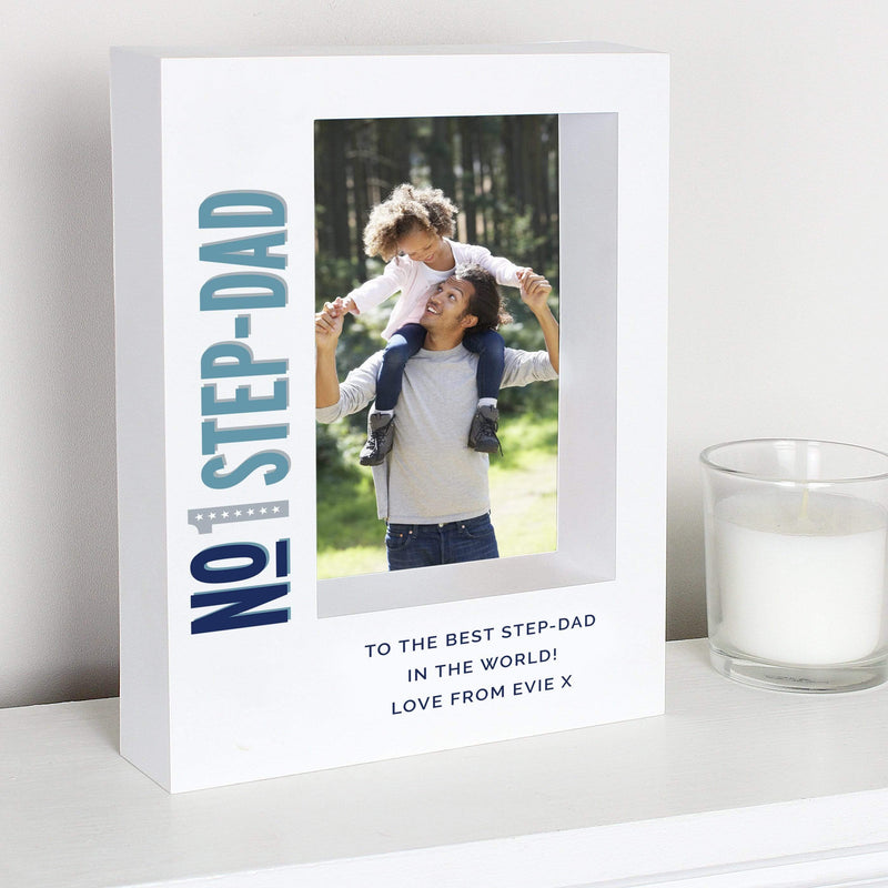 Personalised Memento Photo Frames, Albums and Guestbooks Personalised No.1 5x7 Box Photo Frame