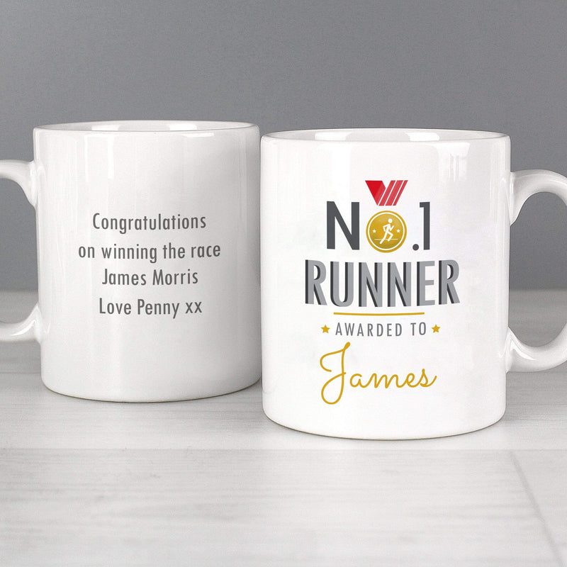 Personalised Memento Mugs Personalised No.1 Runner Mug