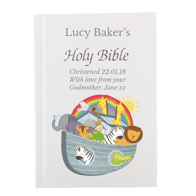 Personalised Memento Books Personalised Noah's Ark Bible