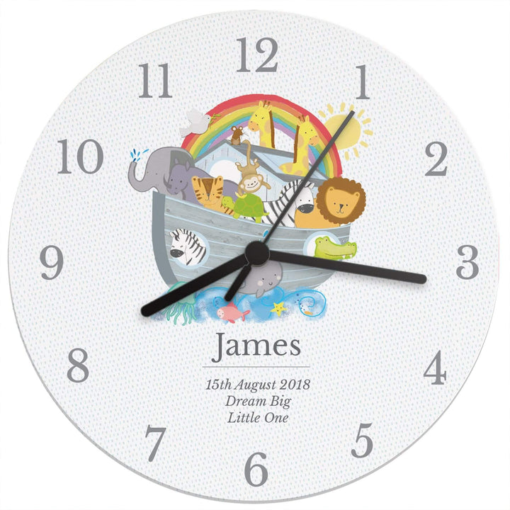 Personalised Memento Clocks &amp; Watches Personalised Noah&