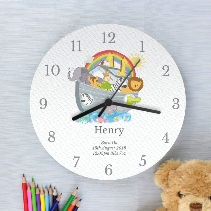 Personalised Memento Clocks &amp; Watches Personalised Noah&