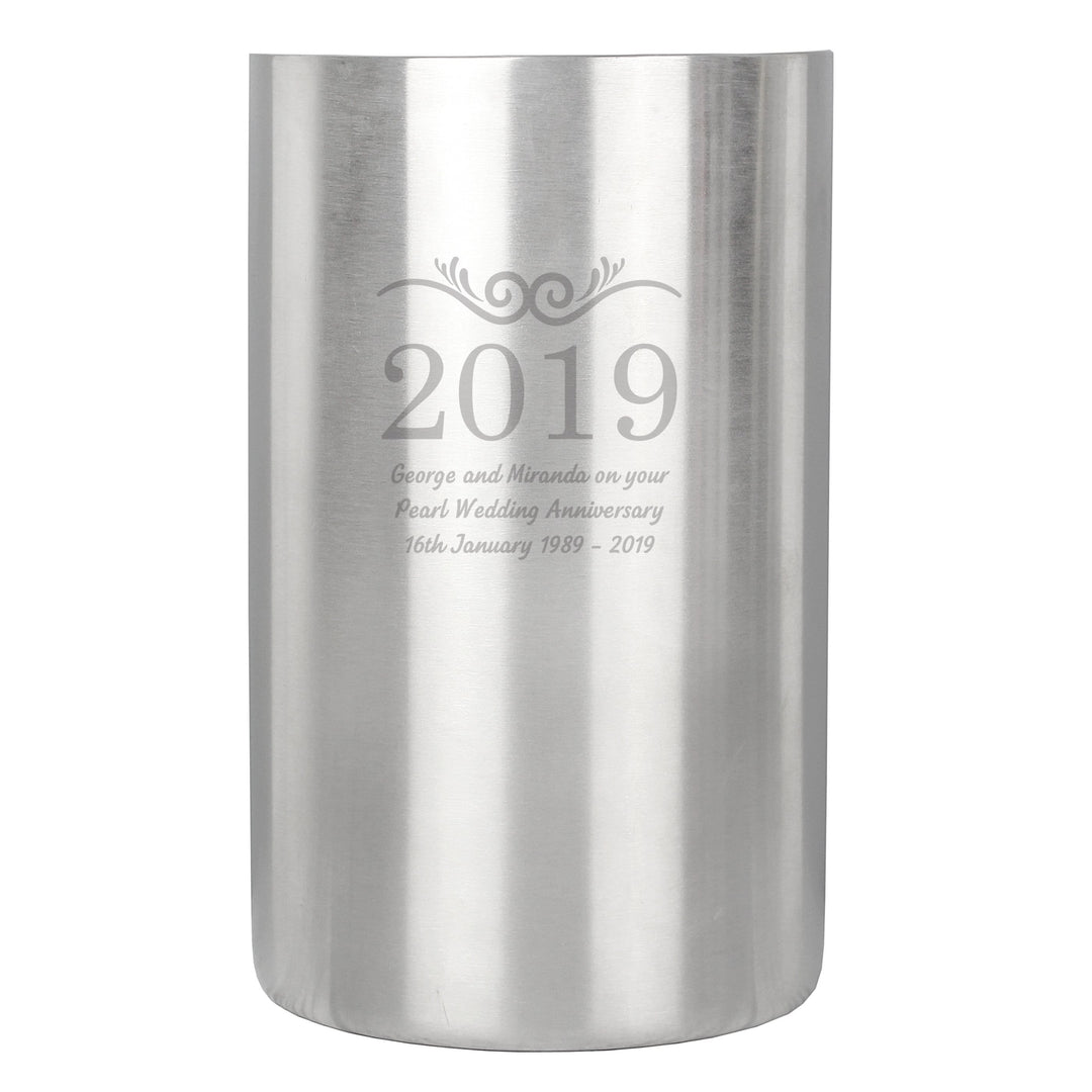 Personalised Memento Glasses &amp; Barware Personalised Number Frame Wine Cooler