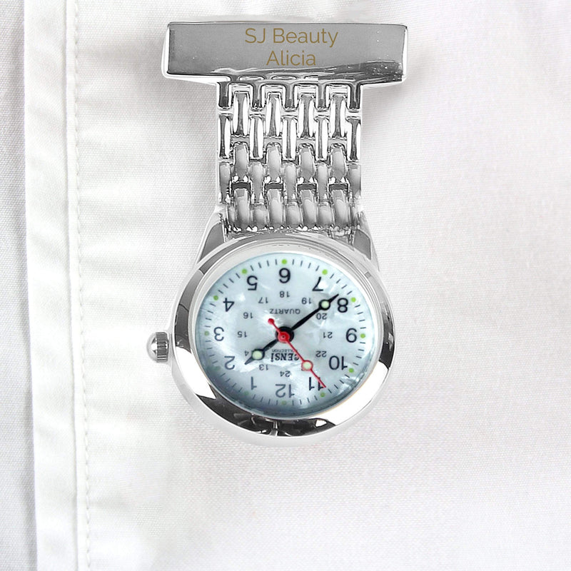 Personalised Memento Clocks & Watches Personalised Nurse&
