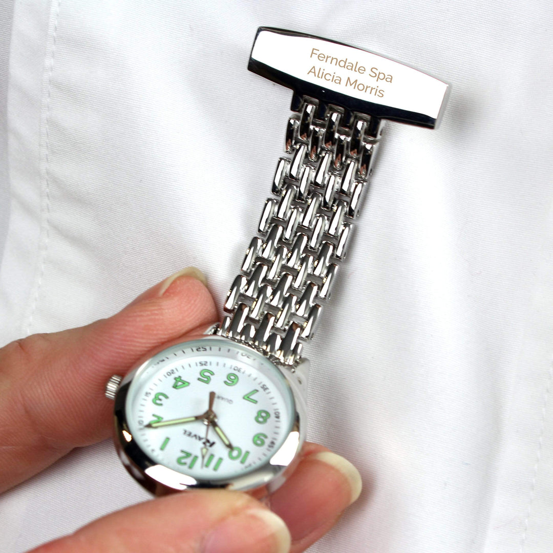 Personalised Memento Clocks &amp; Watches Personalised Nurse&