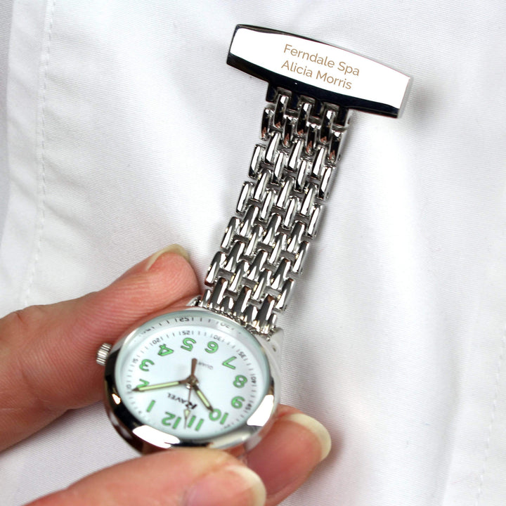 Personalised Memento Clocks &amp; Watches Personalised Nurse&
