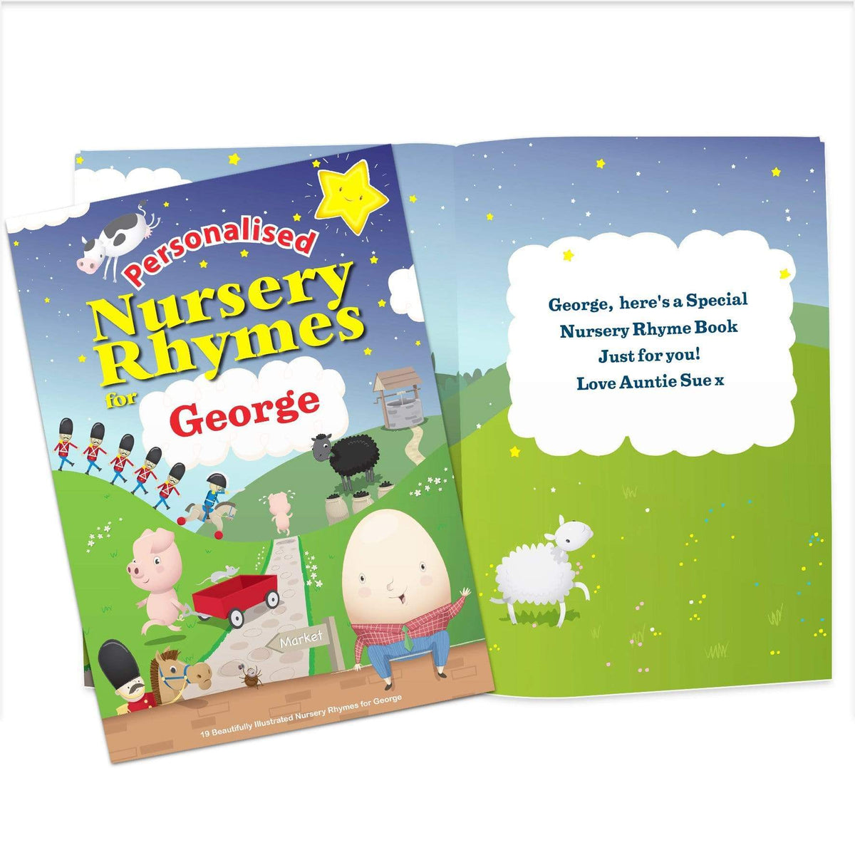Personalised Memento Books Personalised Nursery Rhyme Book