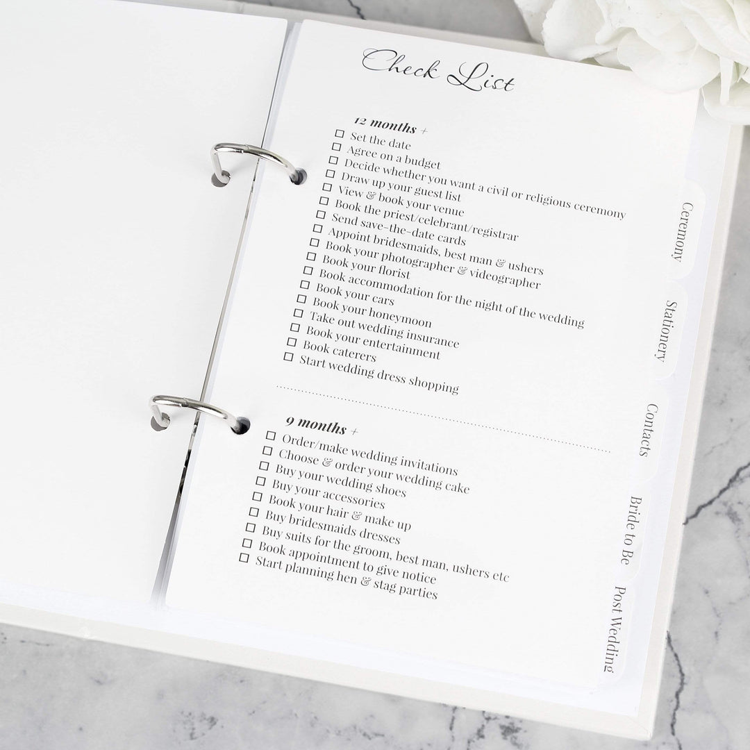 Personalised Memento Stationery &amp; Pens Personalised Our Greatest Adventure Wedding Planner