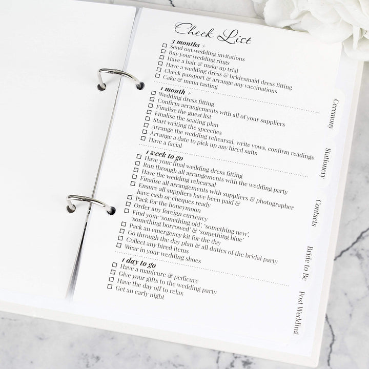 Personalised Memento Stationery &amp; Pens Personalised Our Greatest Adventure Wedding Planner