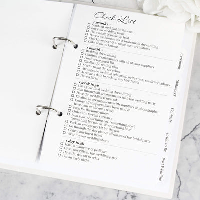 Personalised Memento Stationery & Pens Personalised Our Greatest Adventure Wedding Planner