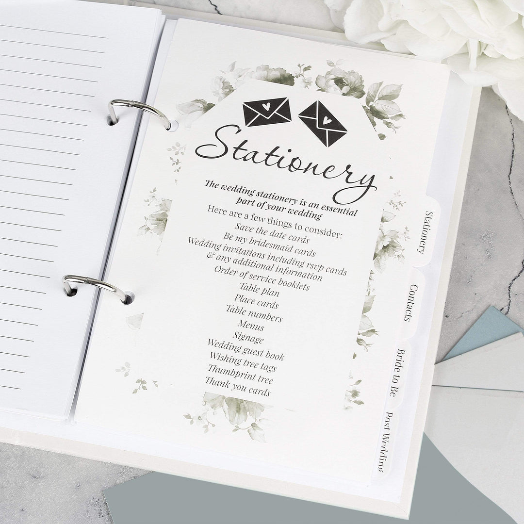 Personalised Memento Stationery &amp; Pens Personalised Our Greatest Adventure Wedding Planner