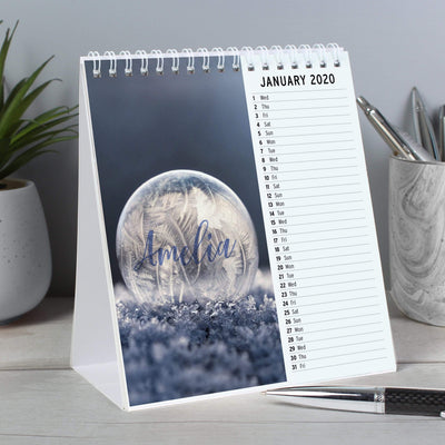 Personalised Memento Stationery & Pens Personalised Outdoors Desk Calendar