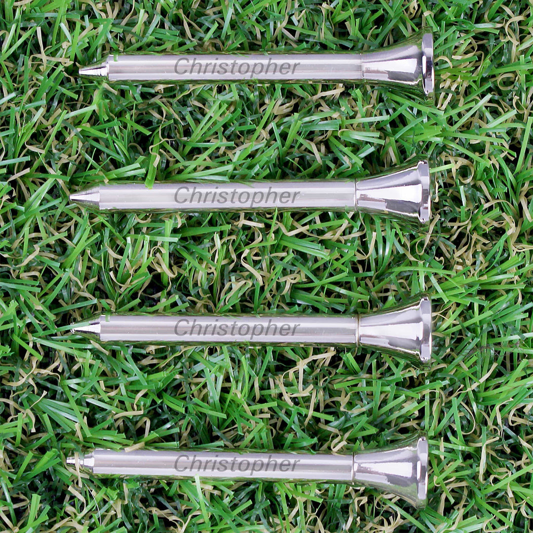 Personalised Memento Personalised Pack of 4 Golf Tees