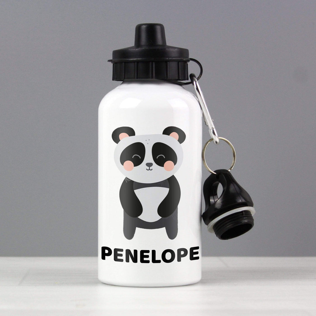 Personalised Memento Mealtime Essentials Personalised Panda Drinks Bottle