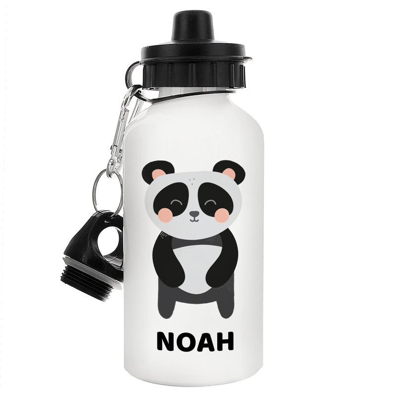 Personalised Memento Mealtime Essentials Personalised Panda Drinks Bottle