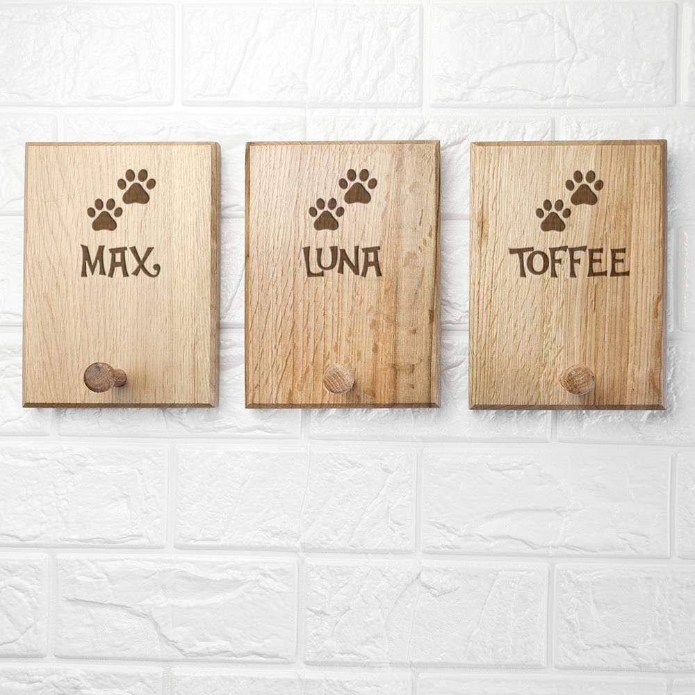Treat Personalised Paw Print Peg Hook