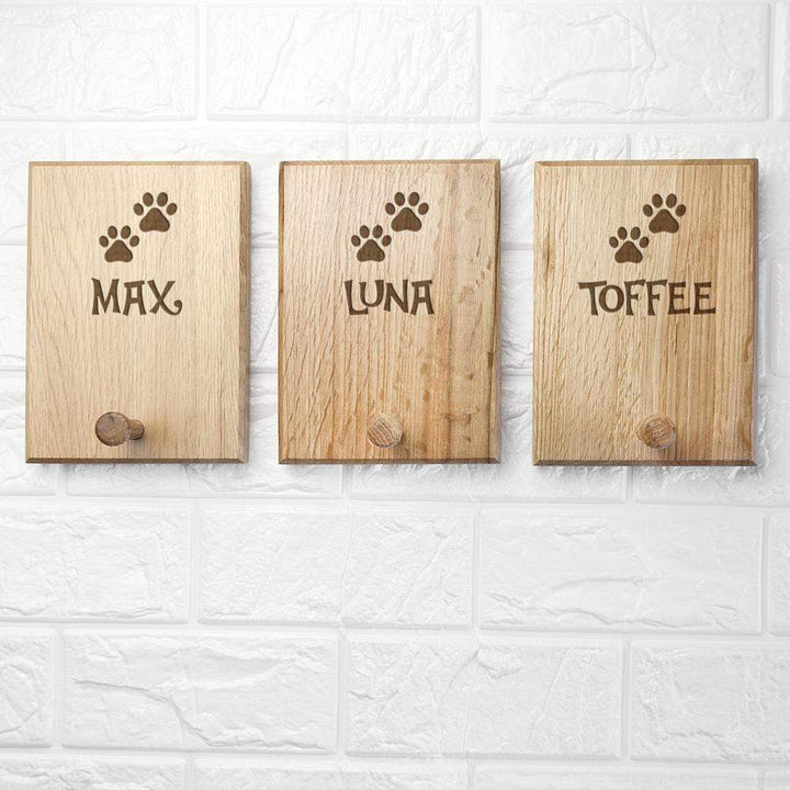 Treat Personalised Paw Print Peg Hook