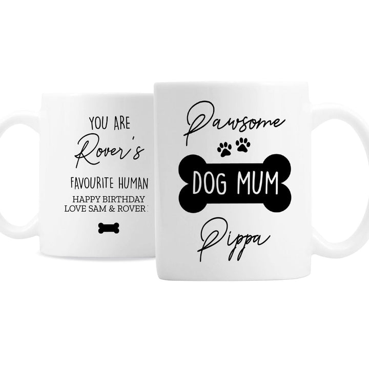 Personalised Memento Personalised Pawsome Dog Mum Mug