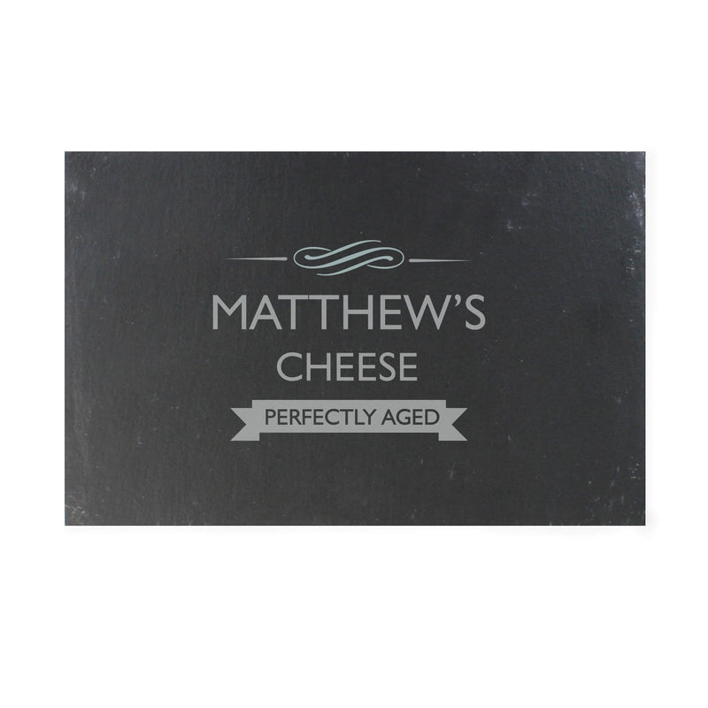 Personalised Memento Slate Personalised Perfectly Aged Slate Cheese Board