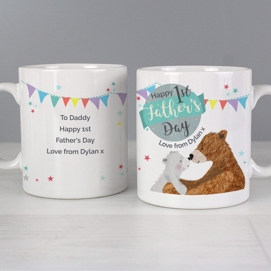 Personalised Memento Mugs Personalised 1st Father&