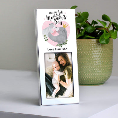 Personalised Memento Photo Frames, Albums and Guestbooks Personalised 1st Mothers Day Mama Bear 2x3 Photo Frame