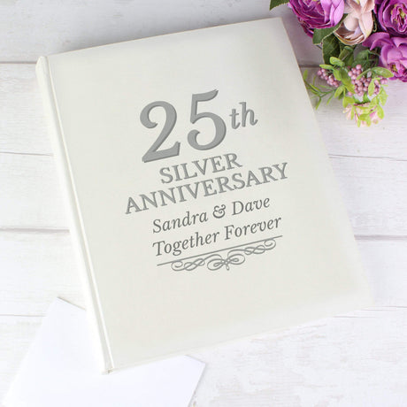 Personalised 25th Wedding Anniversary Gifts (Silver)