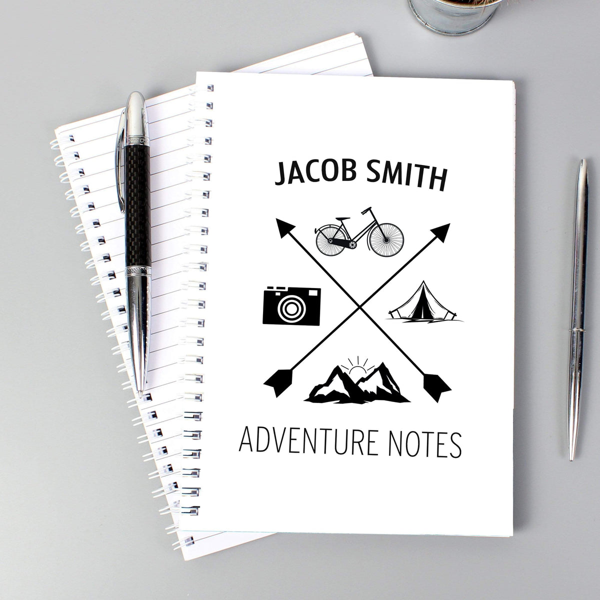 Personalised Memento Stationery & Pens Personalised Adventure A5 Notebook