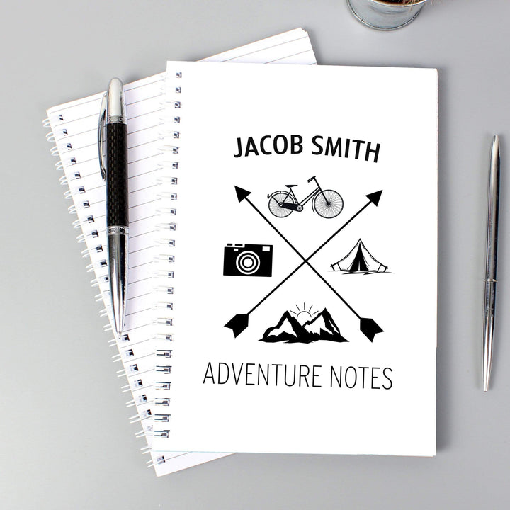 Personalised Memento Stationery &amp; Pens Personalised Adventure A5 Notebook