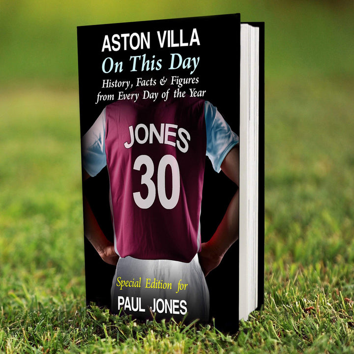 Personalised Memento Books Personalised Aston Villa on this Day Book