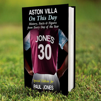 Personalised Memento Books Personalised Aston Villa on this Day Book