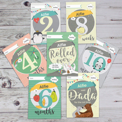 Personalised Memento Greetings Cards Personalised Baby Cards: For Milestone Moments