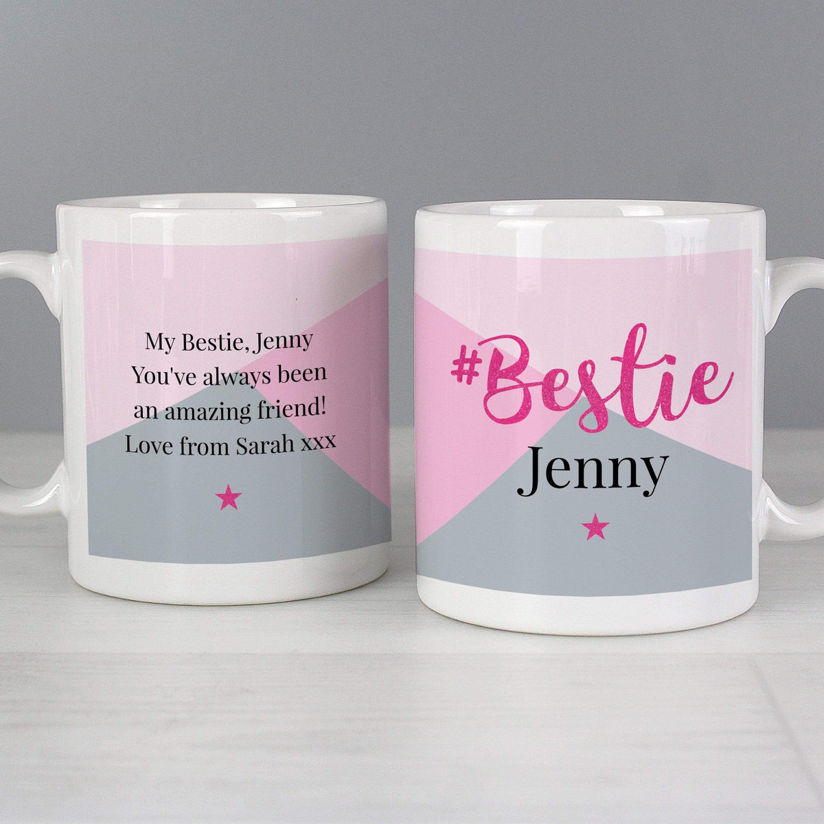 Personalised Memento Mugs Personalised #Bestie Mug