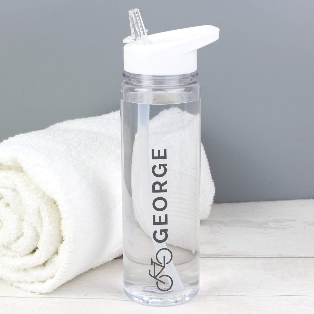 Personalised Memento Mealtime Essentials Personalised Bicycle Island Water Bottle