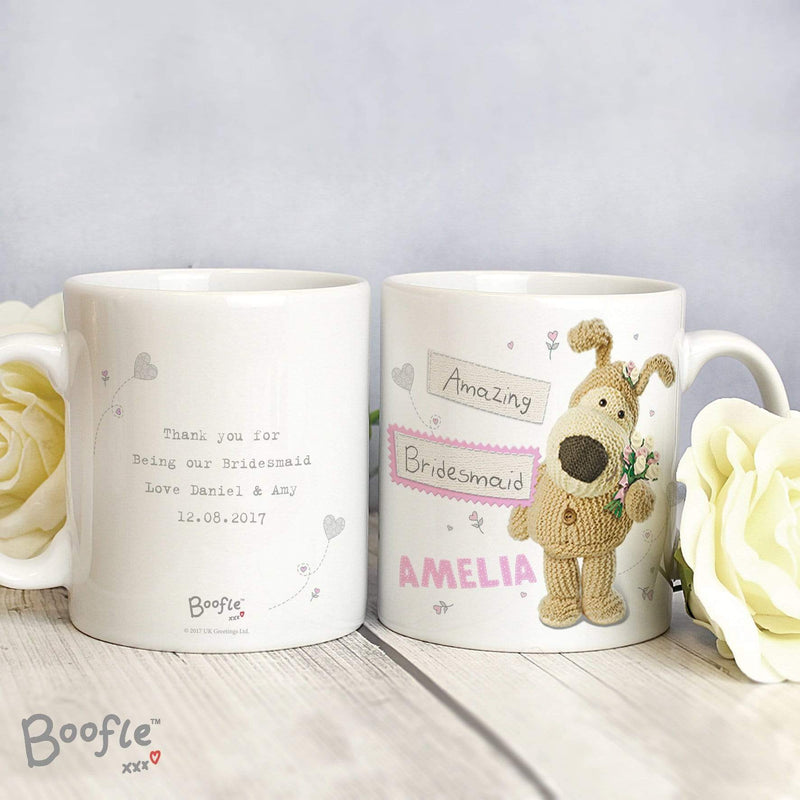 Personalised Memento Mugs Personalised Boofle Female Wedding Mug