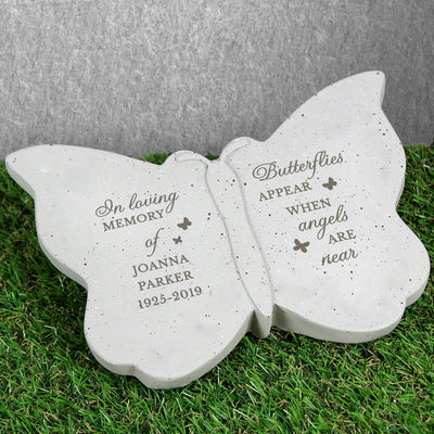 Personalised Memento Ornaments Personalised Butterflies Appear Memorial Butterfly