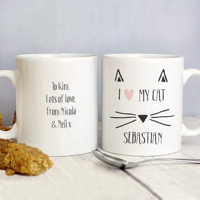Personalised Memento Mugs Personalised Cat Features Mug