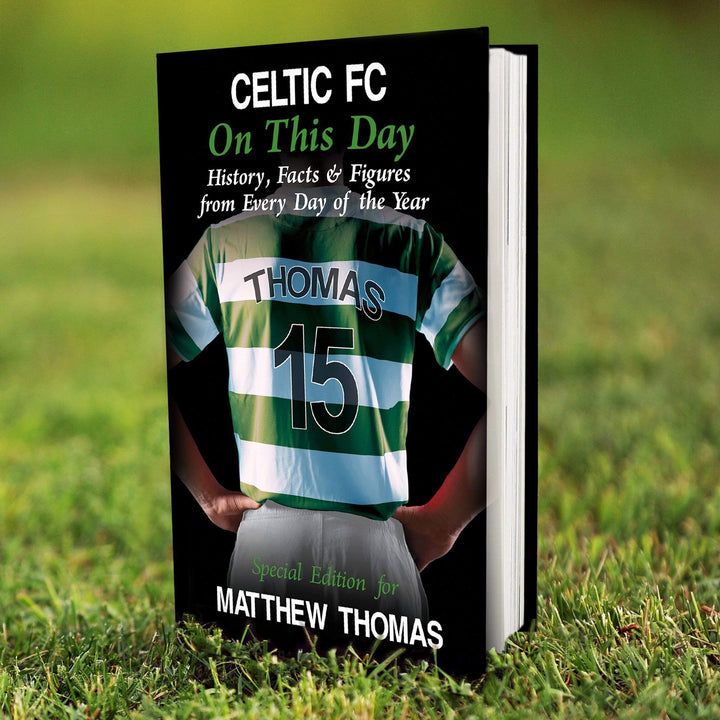 Personalised Memento Books Personalised Celtic on this Day Book