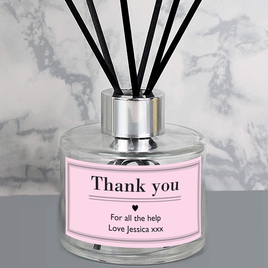 Personalised Memento Candles &amp; Reed Diffusers Personalised Classic Pink Reed Diffuser