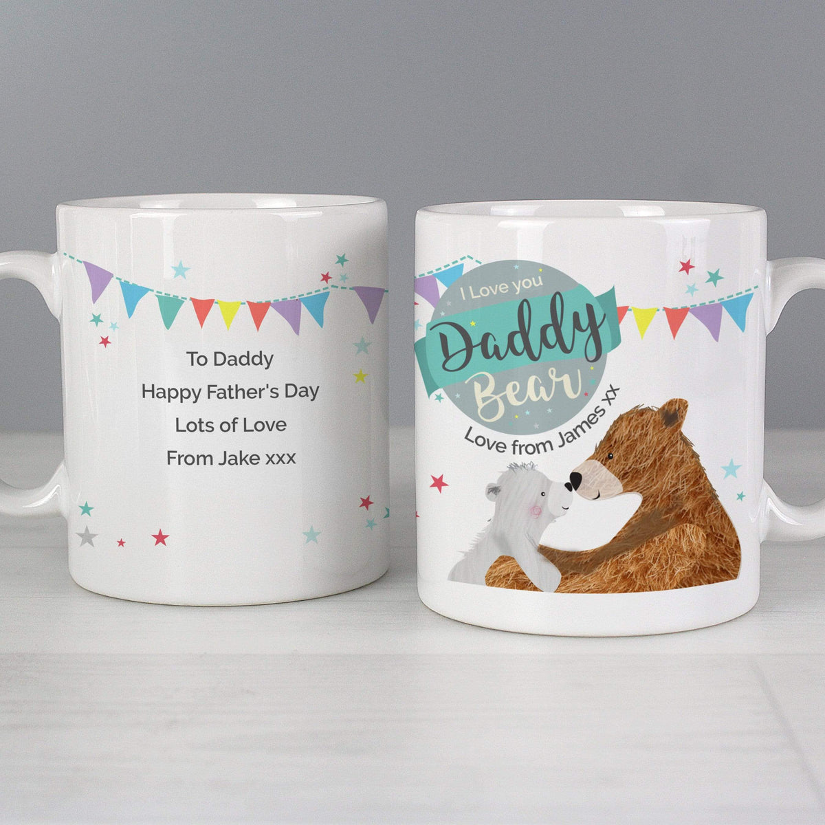 Personalised Memento Mugs Personalised Daddy Bear Mug