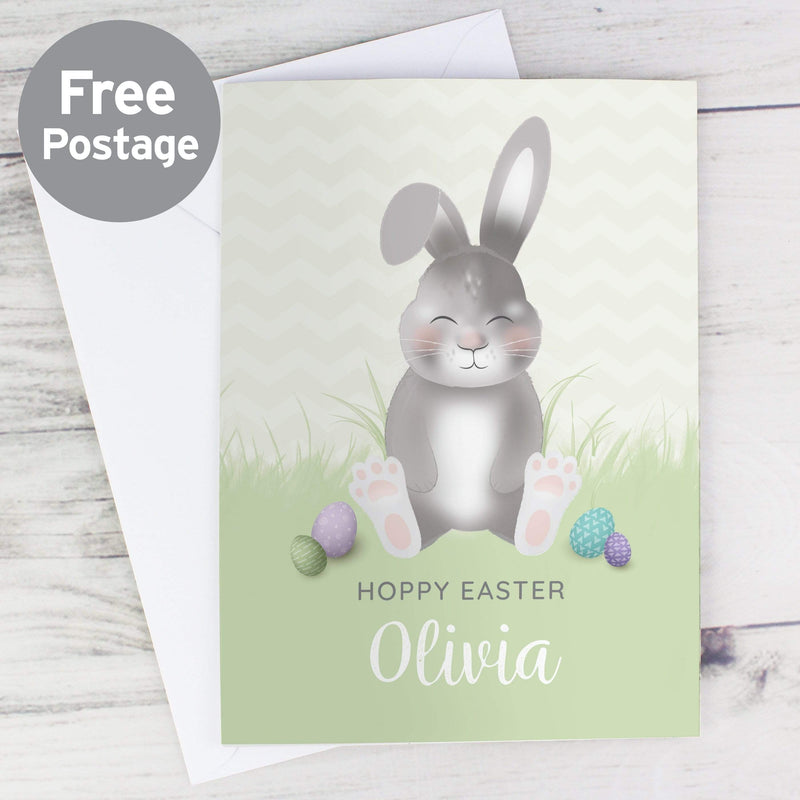 Personalised Memento Greetings Cards Personalised Easter Bunny Card