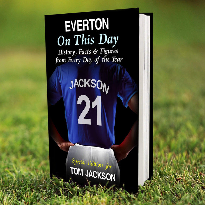 Personalised Memento Books Personalised Everton on this Day Book