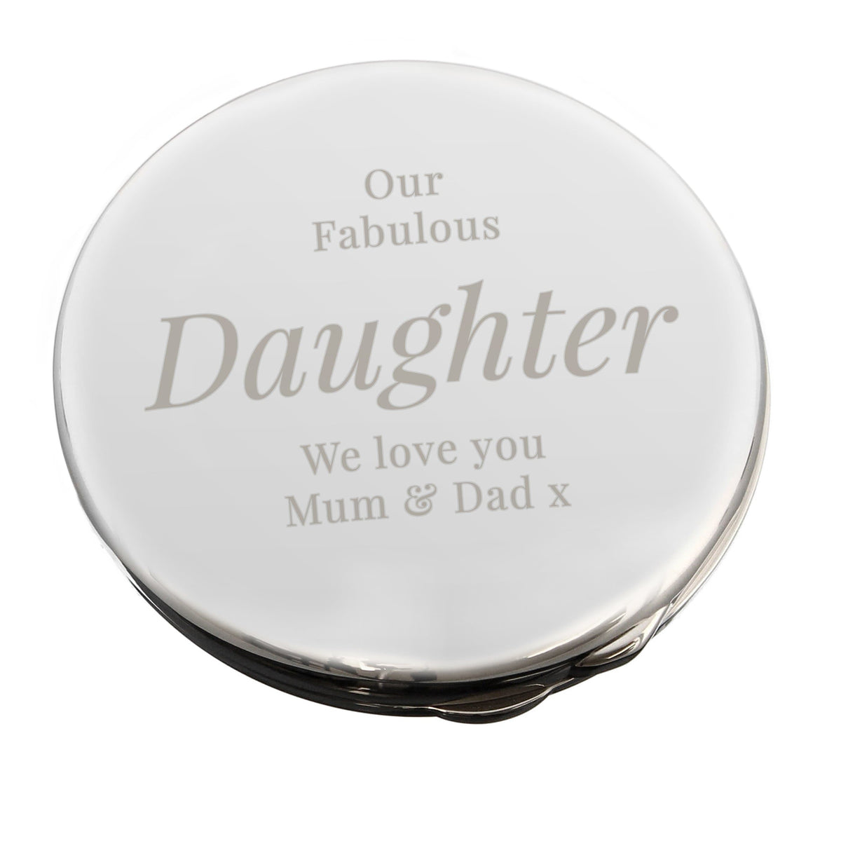 Personalised Memento Keepsakes Personalised Free Text Compact Mirror