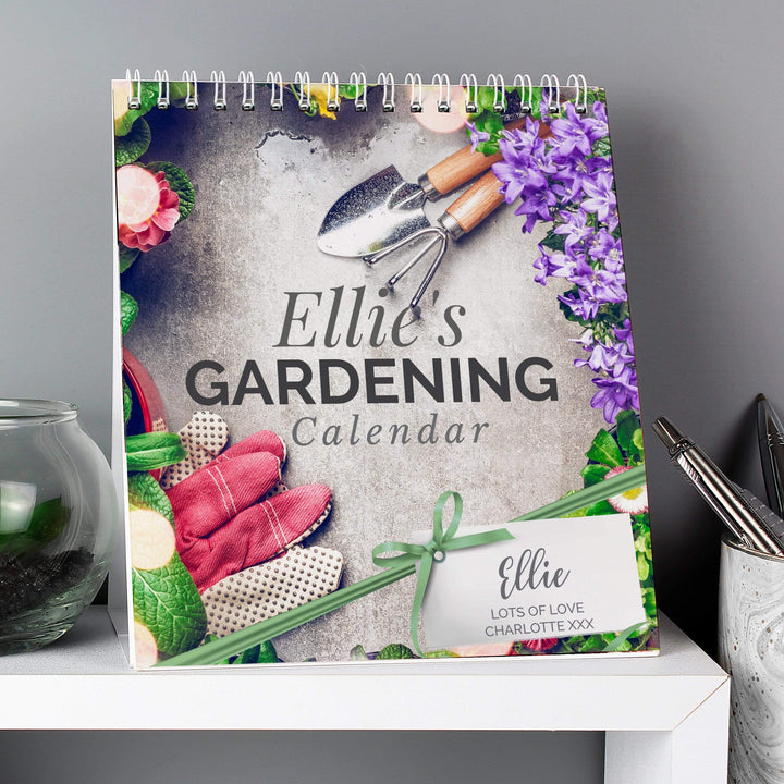 Personalised Memento Stationery &amp; Pens Personalised Gardening Desk Calendar